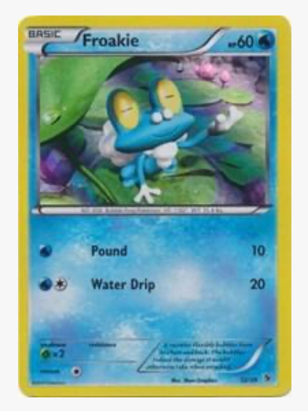Froakie Kalos Starter Set Pokemon Trading Card